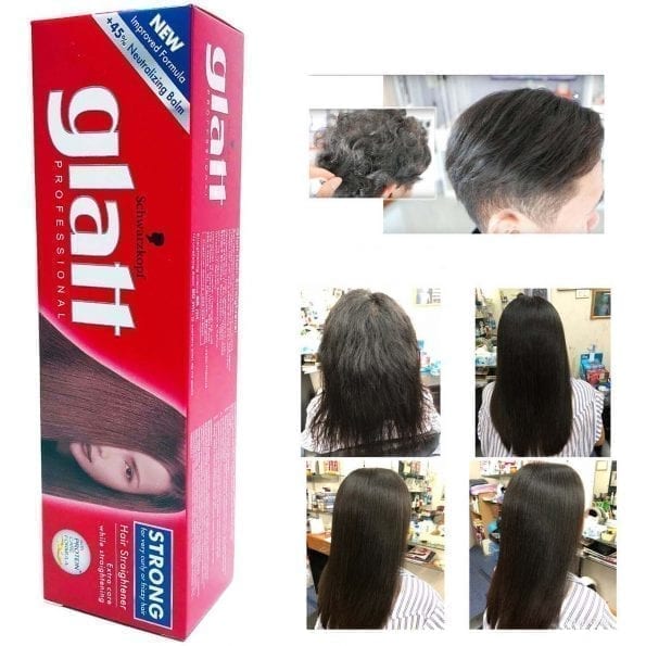 Schwarzkopf Professional Glatt Hair Straightener Cream with Fixing Balm (1)