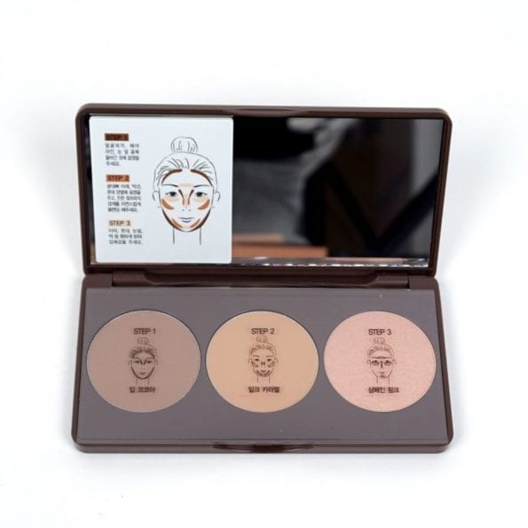 Etude House Contouring Palette Pink Brown Small Chocolate Packing (7)