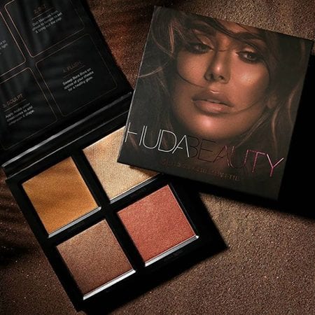 Huda Beauty 3D Highlighter Palette Brown (1)