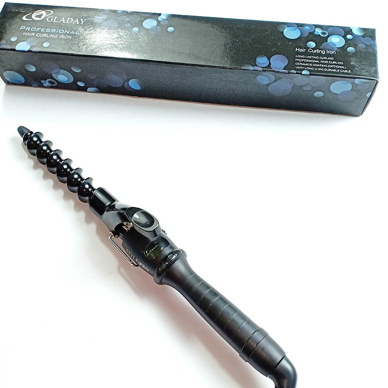 Glady Professional Spiral Hair Curling Iron (3)