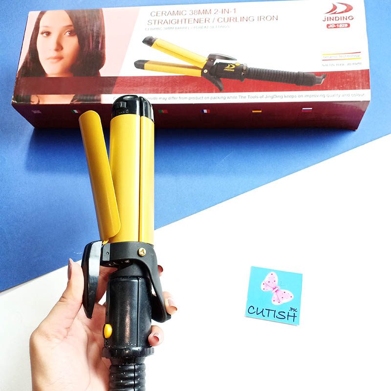 Jinding Straightener and Curler 2 in 1 Ceramic Hair Styling Tool (4)