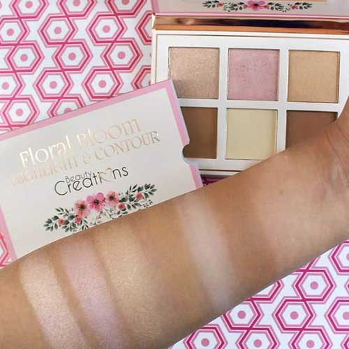 Beauty Creations Floral Bloom Highlight & Contour Palette3