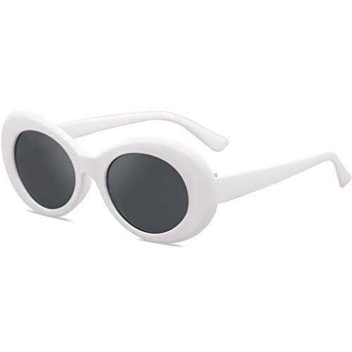 Sojos Clout Classic Style Oval Sunglasses Inspired by Kurt Cobain