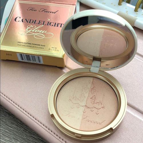 Too Faced Candlelight Highlighter Rosy Glow Shade3