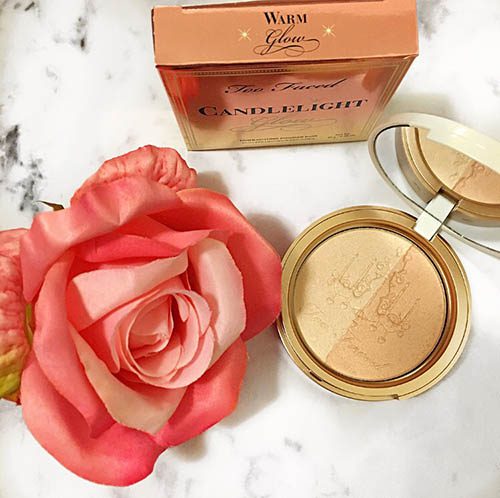 Too Faced Candlelight Highlighter Rosy Glow Shade6
