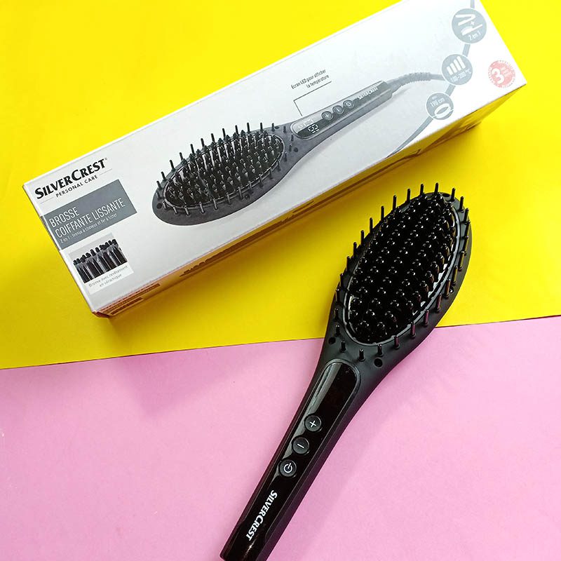 Silver Crest Hair Straightener Brush (1)